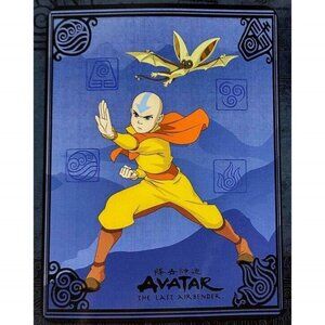 New Avatar the Last Airbender Aang Fleece Throw Gift Blanket Momo Cartoon Movie